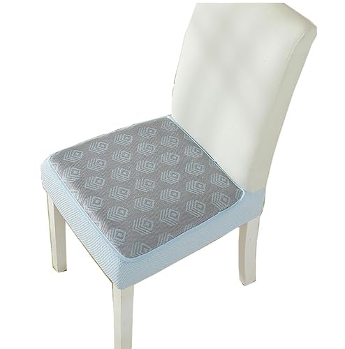 RAGOPILEN Teppich, 1Pc Sommer Esszimmerstuhl Sitzbezug Ice Silk 2 Stile Multicolor Mehrere Größen(A,Chair Cushion Cover) von RAGOPILEN