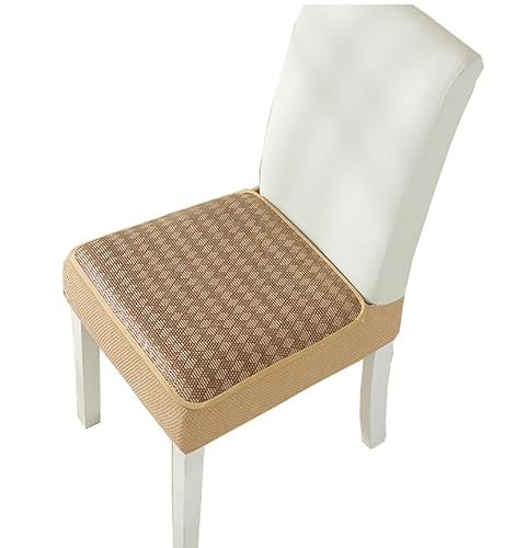 RAGOPILEN Teppich, 1Pc Sommer Esszimmerstuhl Sitzbezug Ice Silk 2 Stile Multicolor Mehrere Größen(C,Chair Cushion Cover) von RAGOPILEN