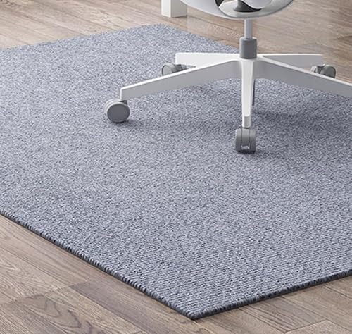 RAGOPILEN Teppich, Bürostuhlmatte for Hartböden, Mehrfarbig, mehrere Größen(A,90 * 90cm) von RAGOPILEN