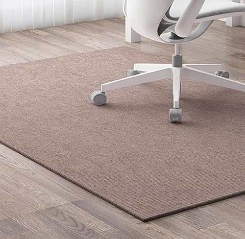 RAGOPILEN Teppich, Bürostuhlmatte for Hartböden, Mehrfarbig, mehrere Größen(B,100 * 100cm) von RAGOPILEN