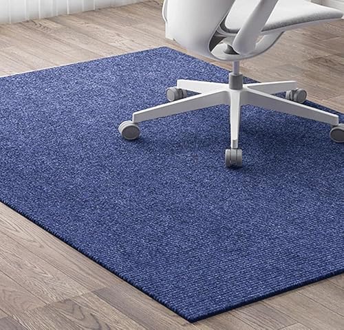 RAGOPILEN Teppich, Bürostuhlmatte for Hartböden, Mehrfarbig, mehrere Größen(C,90 * 90cm) von RAGOPILEN