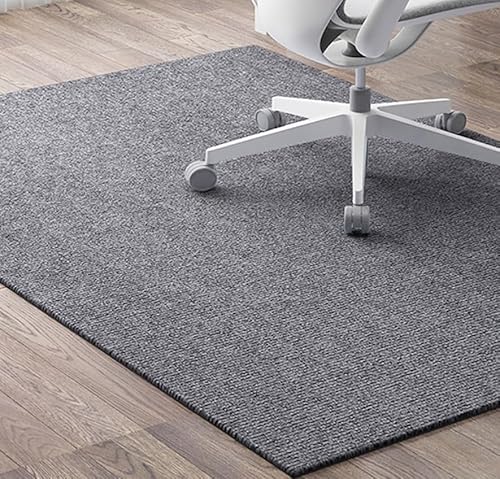 RAGOPILEN Teppich, Bürostuhlmatte for Hartböden, Mehrfarbig, mehrere Größen(E,100 * 120cm) von RAGOPILEN