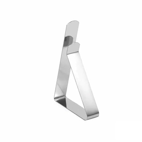 RAGOPILEN Tischtuch-Clips, Tischdeckenklammern aus Edelstahl, 6er- oder 12er-Pack, Wiederverwendbare Haushaltsklammern for Partys und Hochzeiten von RAGOPILEN