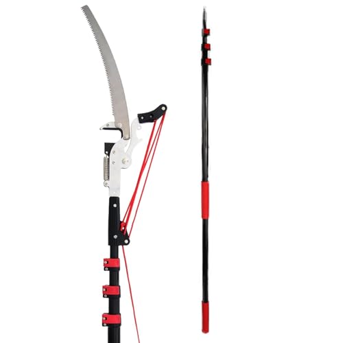 Stangensäge, Teleskop-Astsäge 18-24FT for Trimmen von Ästen(18ft) von RAGOPILEN