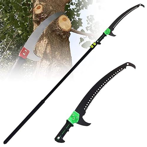 Stangensäge, Teleskop-Hochentaster-Set mit Astsäge, mehrere Größen 3,6 m – 7,2 m(5.4m/18ft,5.4m/18ft) von RAGOPILEN