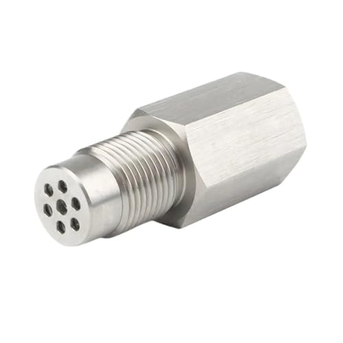 O2-Sensor Universal Edelstahl SS304 Check Engine Light CEL Mini Katalysator O2 Sensor Spacer Adapter M18X1.5 Lambdasonde(A) von RAGPUKMUAN