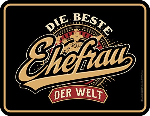 RAHMENLOS Original Blechschild: Die Beste Ehefrau der Welt RAHMENLOS Original Blechschild: Die Beste Ehefrau der Welt von RAHMENLOS