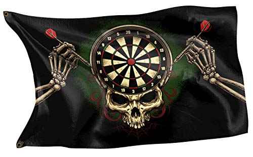 RAHMENLOS Original Design-Flagge für Dart-Spieler oder zur Deko RAHMENLOS Original Design-Flagge für Dart-Spieler oder zur Deko von RAHMENLOS