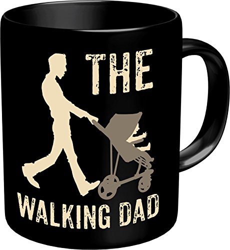 RAHMENLOS Original Kaffeebecher für den aktiven Vater: The walking Dad - Im Geschenkkarton 2638 von RAHMENLOS