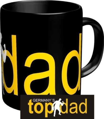 Rahmenlos Kaffeebecher - Germany´s top dad - Fun Tasse Geburtstag Papa Vatertag von RAHMENLOS