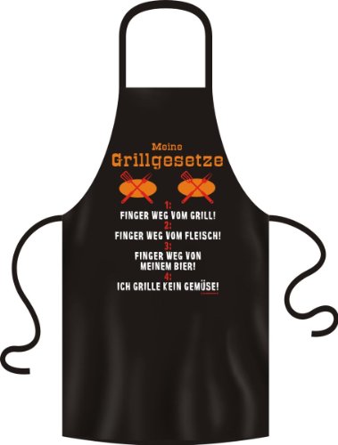 Sprüche Fun Grill Schürze : Meine Grillgesetze Sprüche Fun Grill Schürze : Meine Grillgesetze von RAHMENLOS
