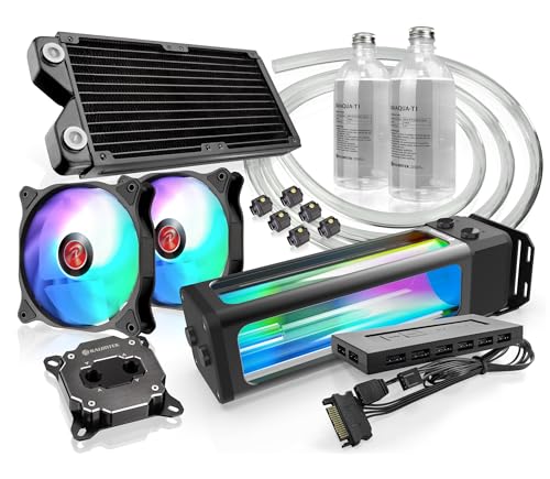 Raijintek Scylla Elite CA240 Wasserkühlungs-Set, Water Cooling Kit, All-in-one Liquid CPU Cooler Kit, Lüftern und Pumpe mit AGB, Fernsteuerung von Raijintek