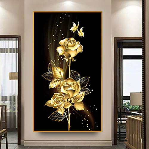 RAILONCH DIY Diamond Painting 5D Diamant Painting Set Full Drill Stickerei Groß Bilder Diamonds Malerei für Home Wand Dekor (60X110cm) von RAILONCH