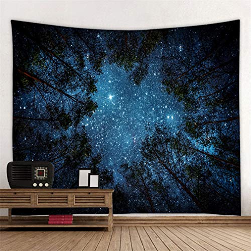 RAILONCH Wald Wandteppich Digitaldruck Tapestry Wandbehang Weiches Mikrofaser Stoff Throw Bedspread Queen Bed Dorm Décor (C,150x200cm) von RAILONCH