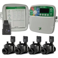 Rain Bird - ESP-TM2 4-Zonen-WLAN-Bewässerungsprogrammierer für den Außenbereich Automatische Gartenbewässerung 4 Magnetventile Rain Bird - ESP-TM2 4-Zonen-WLAN-Bewässerungsprogrammierer für den Außenbereich Automatische Gartenbewässerung 4 Magnetventile von RAIN BIRD