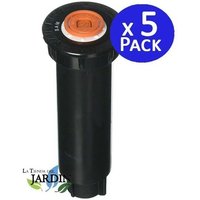 Suinga - 5 Stück Rain Bird 1804SAM Bewässerungsdüsen 10 cm Stanghöhe, Ideal für Professionelle Bewässerungssysteme Suinga - 5 Stück Rain Bird 1804SAM Bewässerungsdüsen 10 cm Stanghöhe, Ideal für Professionelle Bewässerungssysteme von RAIN BIRD