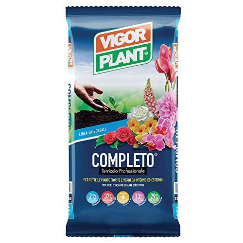 RAINBEAM VigorPlant Kompletter Erdboden 70 l Torf Neutrane Erde für Pflanzen von RAINBEAM