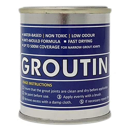 Grey Tile Grout Paint ideal to refurbish tile grout in bathrooms and kitchens by Rainbow Chalk Markers Ltd Grey Tile Grout Paint ideal to refurbish tile grout in bathrooms and kitchens by Rainbow Chalk Markers Ltd von RAINBOW CHALK MARKERS LTD