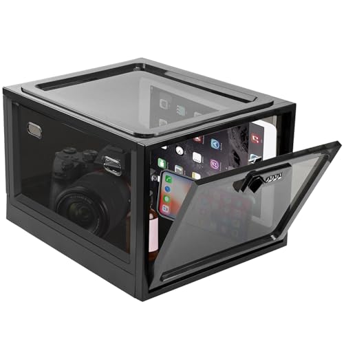 Transparente Medizin Lock Box, abschließbare Aufbewahrungsbox mit Schloss Medikamente Kühlschrank Abschließbarer Behälter Safe Locking Box, Lock Box für Klassifizierung für Küche Zuhause Schule und von RAINPOP