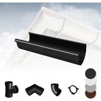 Regenrinnen Komponenten Dachflächen 100m² PVC in 4 Farben RainWay S: Anthrazit, Dachrinne Regenrinnen Komponenten Dachflächen 100m² PVC in 4 Farben RainWay S: Anthrazit, Dachrinne von RAINWAY