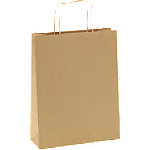 RAJA Tragetasche Papier Braun 48 x 17 x 45 cm 50 Stück von RAJA