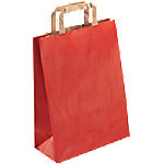 RAJA Tragetasche PP27KR Rot 26 x 12 x 35 cm 50 Stück von RAJA