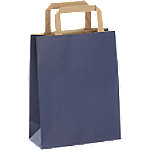 RAJA Tragetasche PP22KBL Blau 22 x 10 x 28 cm 50 Stück von RAJA