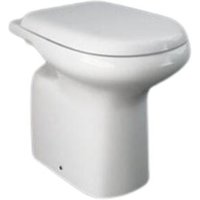Glänzend weiße -Wandvase - Rak Ceramics Orient - Con copri wc Standard von RAK CERAMICS