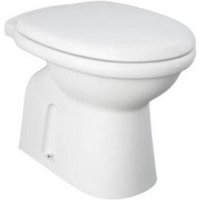 Rak Ceramics - Bodenvase 36x55x40 cm glänzend weiße Keramik Karla - Mit Toilettensitze von RAK CERAMICS