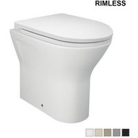 Vorwand-WC Feeling Rimless – Mattschwarzer Uni-Ablauf Vorwand-WC Feeling Rimless – Mattschwarzer Uni-Ablauf von RAK CERAMICS