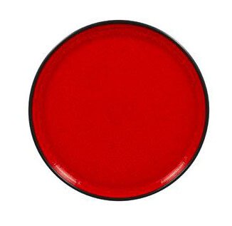 Teller flach ohne Rand 23cm Fusion Fire rot von RAK