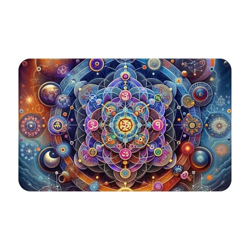 RAKFURF Teppich, maschinenwaschbar mit rutschfester Unterseite, Sci-Fi-Grafik, Blumendruck, Vintage, Heimdekoration, Bodendekoration, Teppichmatte für Wohnzimmer, Schlafzimmer, Badezimmer, Küche, 80 x RAKFURF Teppich, maschinenwaschbar mit rutschfester Unterseite, Sci-Fi-Grafik, Blumendruck, Vintage, Heimdekoration, Bodendekoration, Teppichmatte für Wohnzimmer, Schlafzimmer, Badezimmer, Küche, 80 x von RAKFURF