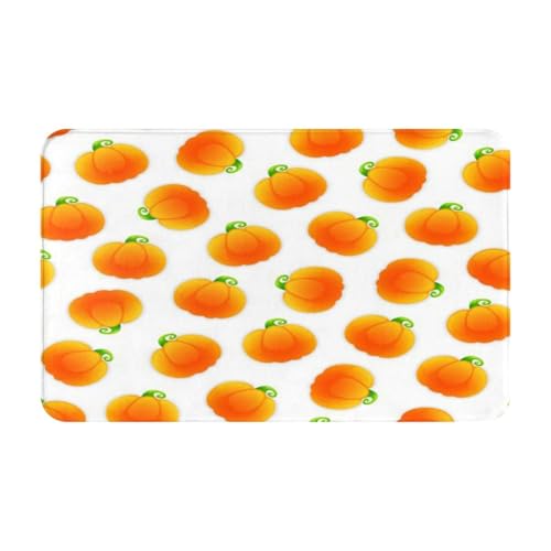 RAKFURF Teppich, maschinenwaschbar mit rutschfester Unterseite, weißer Hintergrund, Kürbisdruck, Vintage, Heimdekoration, Bodendekoration, Teppichmatte für Wohnzimmer, Schlafzimmer, Badezimmer, Küche RAKFURF Teppich, maschinenwaschbar mit rutschfester Unterseite, weißer Hintergrund, Kürbisdruck, Vintage, Heimdekoration, Bodendekoration, Teppichmatte für Wohnzimmer, Schlafzimmer, Badezimmer, Küche von RAKFURF