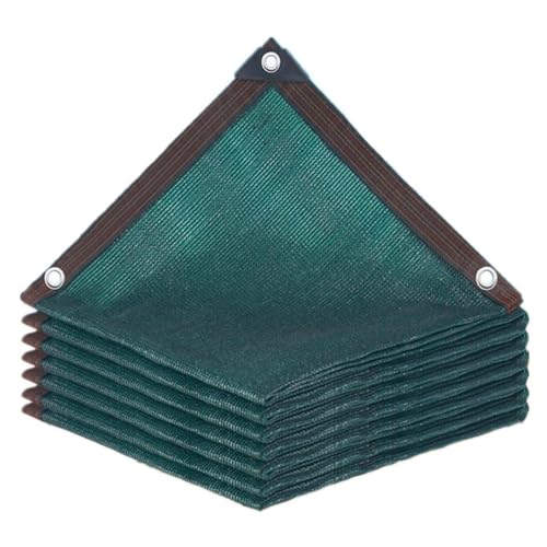 Sunblock Shade Cloth Net 55% Shade Tarp Sun Green Sun Shade Sail Mesh mit Ösen 3x4m 3x5m 4x4m 4x5m 4x6m 5x5m 6x10m UV-beständiges Netz Zaun Sichtschutz(Size:8x10m(26x32.8ft)) von RAKKYO