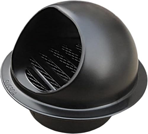RAKKYOFD Runde Lüftungsabdeckung, Edelstahl-Wandlüftungsauslass – Lüftungsgitter for die Lüftungshaube – for Badezimmer, Abluftventilator, Klimaanlage, Küche(110mm(4.3 inch)) von RAKKYOFD