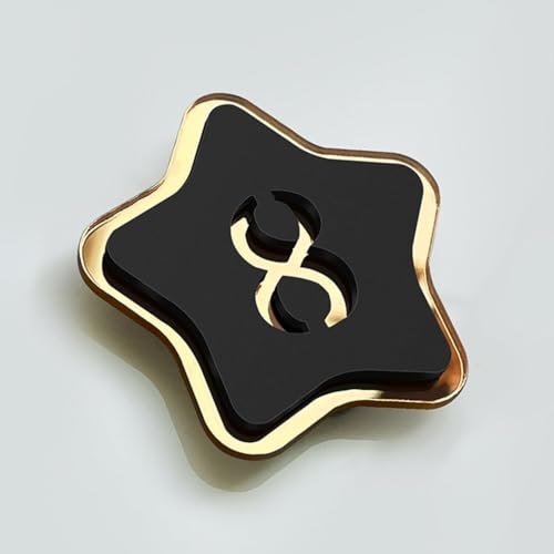 Runder Nummernschildaufkleber aus Acryl for Schließfächer, Tischnummernkarte for Restaurants, for Wohnhäuser, Wohnungen, Büroräume, Briefkästen, Nummernschild aus Acryl(5cm Star,21-40) von RAKKYOFD