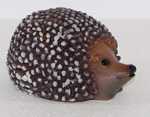 RAKSO Deko Garten Figur Dekofigur Gartenfigur Tierfigur Igel klein liegend aus Kunststoff Höhe 7 cm von RAKSO
