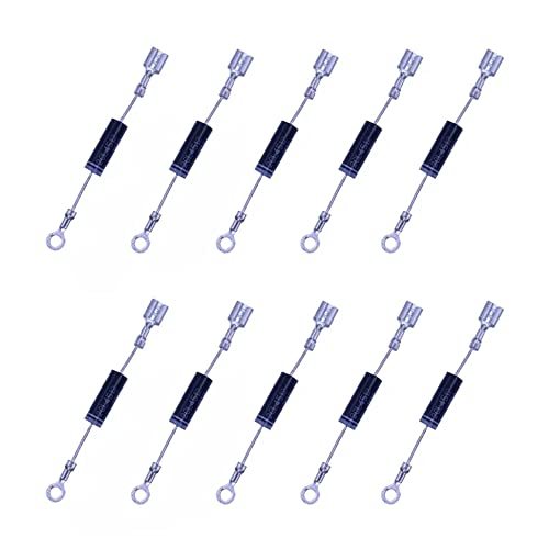 RAKSTORE 10 Stück 2CL4512 Mikrowellenofen, 450 mA, 12 kV, Hochspannungs-Gleichrichterdiode RAKSTORE 10 Stück 2CL4512 Mikrowellenofen, 450 mA, 12 kV, Hochspannungs-Gleichrichterdiode von Rakstore