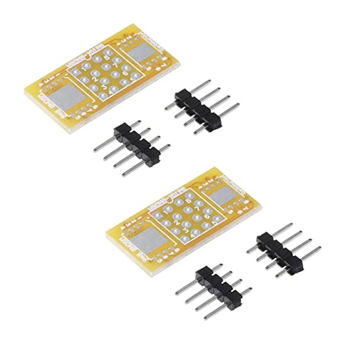 RAKSTORE 2 x Programmierer-Adapterplatine QFN8 DFN8 auf DIP8 WSON8 MLF8 auf DIP8 Buchse Pinnwand Patchboard Plate Interposer von RAKSTORE