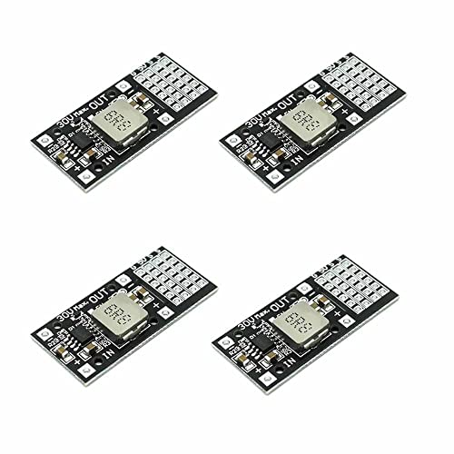 RAKSTORE DC-DC MP2482 SY8205 5A DC Step-Down-Modul 7V-24V bis 5V Lenkgetriebe-Antriebs-Powerboard, 4 Stück von RAKSTORE