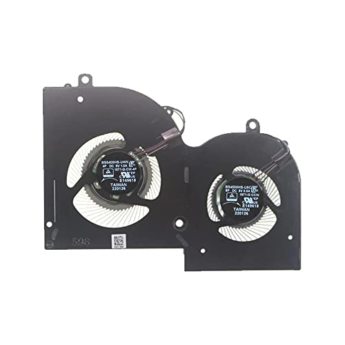 RAKSTORE Laptop CPU Lüfter Kompatibel mit MSI Creator Z16 MS-1571 Leiser Kühler Lüfter Ersatzlüfter BS5405HS-U4W BS4505HS-U5C (GPU fan) von Rakstore