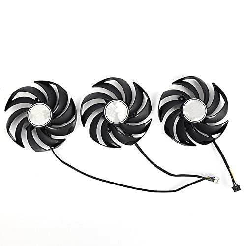 RAKSTORE PLD09210S12HH PLD09210B12HH Grafikkarten Lüfter Kompatibel mit MSI RTX 3060 3070 3070Ti 3080 3080Ti 3090 GAMING TRIO Leiser Kühler Lüfter von Rakstore