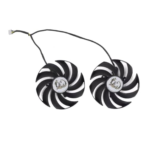 RAKSTORE PLD10010B12HH Grafikkarten Lüfter Kompatibel mit MSI RTX 3070 RTX 3070 Ti SUPRIM Leiser Kühler Lüfter (A) von RAKSTORE