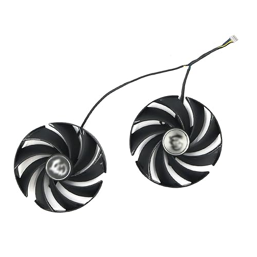 RAKSTORE PLD10020B12H Graphics Card Cooling Fan kompatibel mit MSI RTX 4090 Gaming X Trio RTX4090 Gaming X Slim Quiet Cooler Fan (A) von Rakstore
