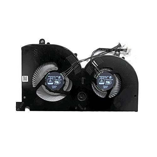 RAKSTORE Replacement Laptop CPU Cooling Fan Compatible with MSI Creator17 GS76 WS76 MS-17M1 Quiet Cooler Fan BS5005HS U4Q U3J (GPU fan) von RAKSTORE