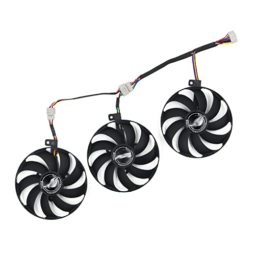 RAKSTORE T129215SU 88mm Graphics Card Cooling Fan Replacement for ASUS ROG STRIX RX 5600 XT RX 5700 RX 5700 XT Cooler Fan von RAKSTORE