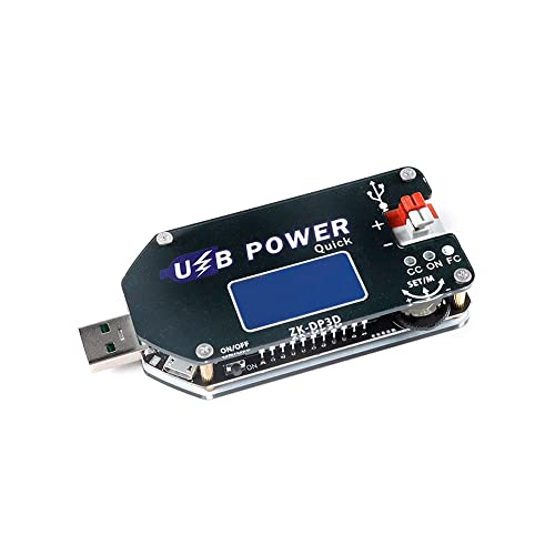 RAKSTORE ZK-DP3D CNC USB TYEPE-C DC-DC Converter CC CV 1-30V 2A 15W Power Module Adjustable Regulated PowerSupply QC2.0 3.0 AFC von RAKSTORE