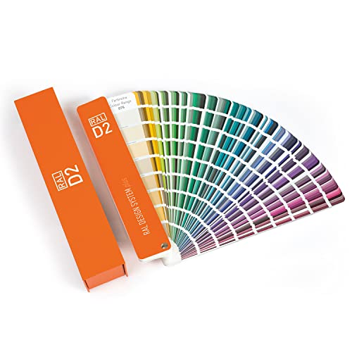 RAL D2 Farbfächer, 1.825 Farbtöne, semi-matt, 5 Sprachen von RAL