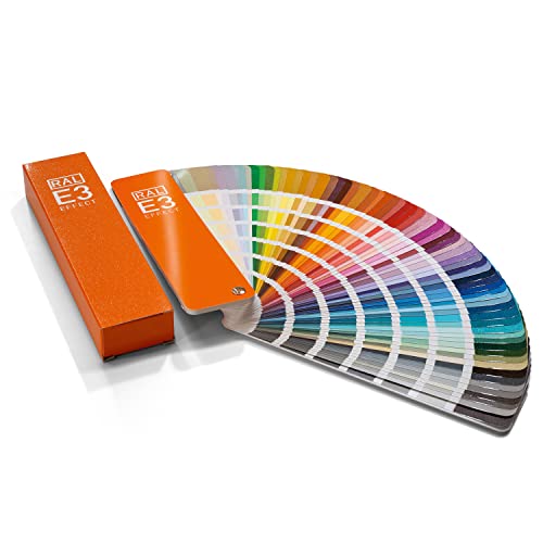RAL E3 Farbfächer, 70 Metallic-Farben glänzend, 420 Uni-Farben semi-matt von RAL