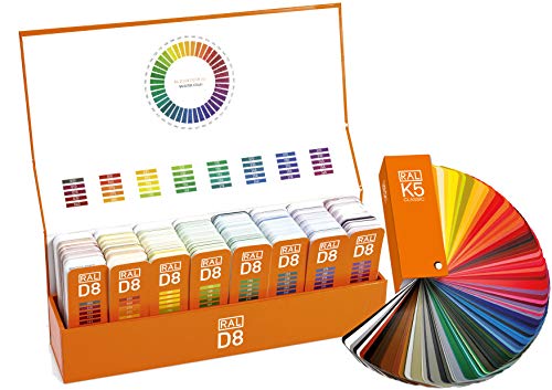 RAL Farbfächer Designer Set – D8 und K5, semi-matt von RAL